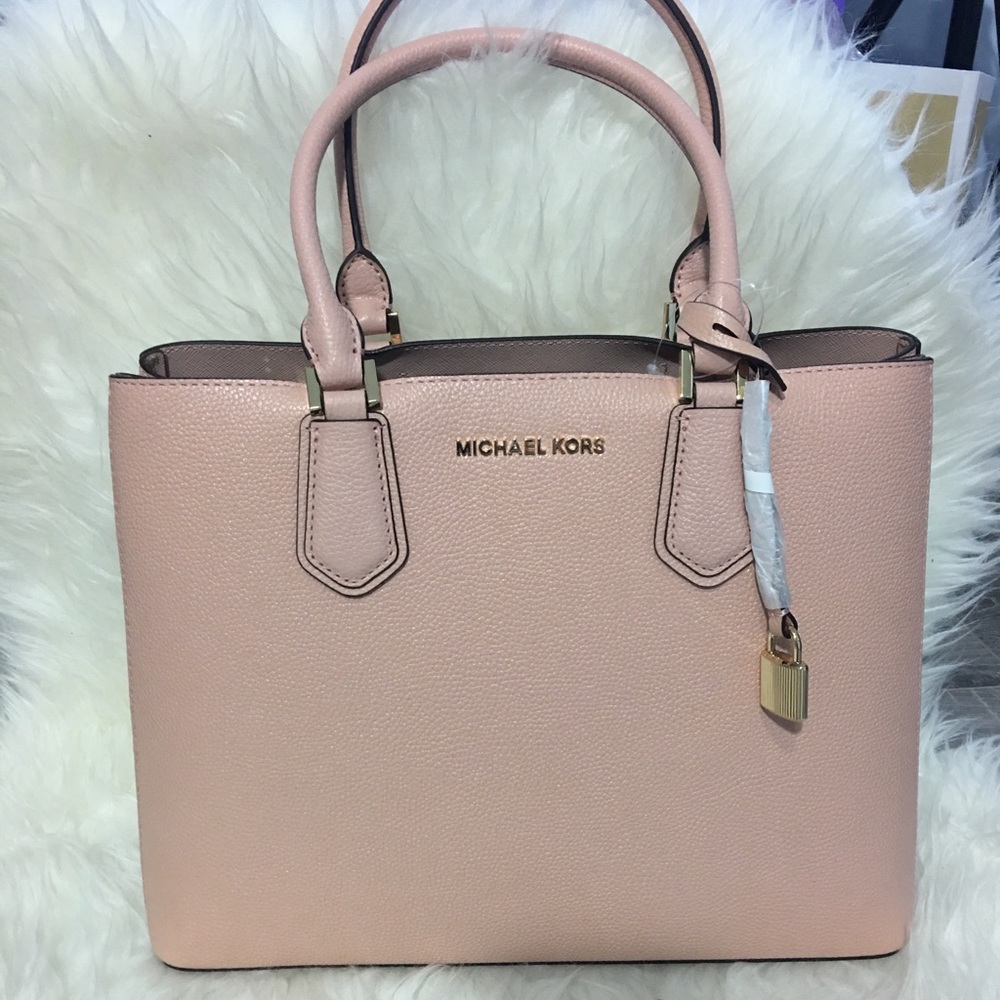 Authentic MK large Adele satchel